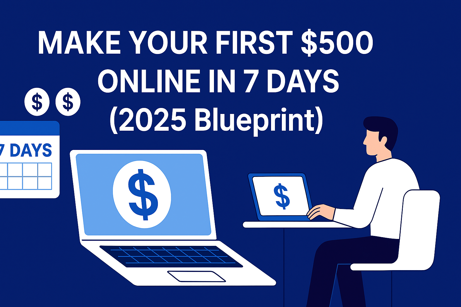 How to Make Your First $500 Online in 7 Days (2025 Blueprint)